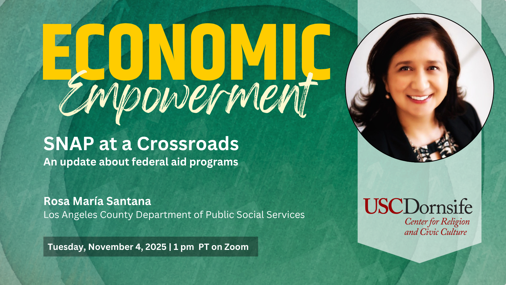 event flyer, language repeated in post